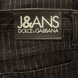 Dolce & Gabbana women’s pinstripe Jeans